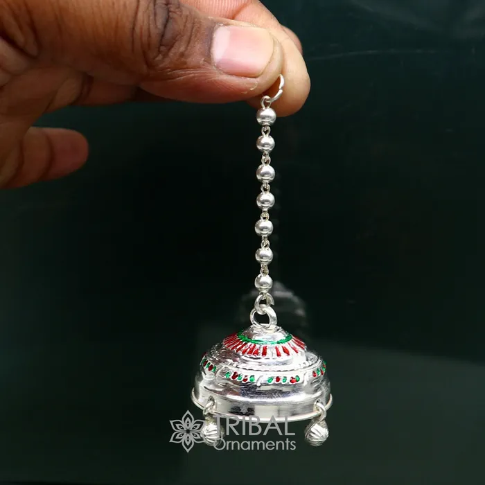 Rings TRIBAL ORNAMENTS 925 sterling Silver chattar chhatra silver umbrella god temple art Divine temple silver article OR puja worshiping utensils su1115 Rings TRIBAL ORNAMENTS 925 sterling Silver chattar chhatra silver umbrella god temple art Divine temple silver article OR puja worshiping utensils su1115