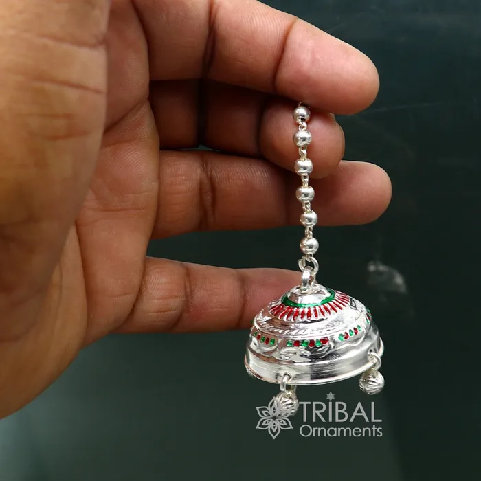 Rings TRIBAL ORNAMENTS 925 sterling Silver chattar chhatra silver umbrella god temple art Divine temple silver article OR puja worshiping utensils su1115 Rings TRIBAL ORNAMENTS 925 sterling Silver chattar chhatra silver umbrella god temple art Divine temple silver article OR puja worshiping utensils su1115