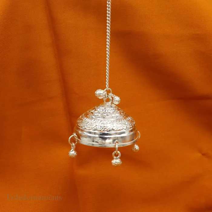 Rings TRIBAL ORNAMENTS Sterling Silver chattar or chhatra silver umbrella god temple art Gorgeous hand craved Solid silver temple article temple utensils su519 Rings TRIBAL ORNAMENTS Sterling Silver chattar or chhatra silver umbrella god temple art Gorgeous hand craved Solid silver temple article temple utensils su519