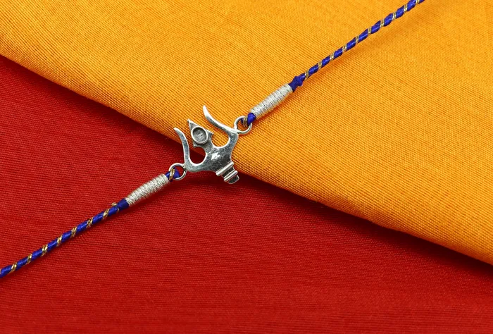 TRIBAL ORNAMENTS Bracelets 925 sterling silver handmade Trident trishul design Rakhi Bracelet amazing stylish gift for Rakshabandhan rk62 TRIBAL ORNAMENTS Bracelets 925 sterling silver handmade Trident trishul design Rakhi Bracelet amazing stylish gift for Rakshabandhan rk62