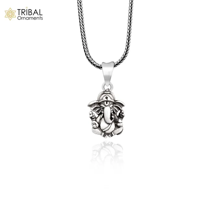 TRIBAL ORNAMENTS Necklaces Divine pendant 925 sterling silver handmade Lord Ganesha pendant amazing stylish unisex pendant personalized jewelry ssp1637 TRIBAL ORNAMENTS Necklaces Divine pendant 925 sterling silver handmade Lord Ganesha pendant amazing stylish unisex pendant personalized jewelry ssp1637
