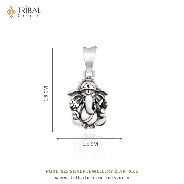 TRIBAL ORNAMENTS Necklaces Divine pendant 925 sterling silver handmade Lord Ganesha pendant amazing stylish unisex pendant personalized jewelry ssp1637 TRIBAL ORNAMENTS Necklaces Divine pendant 925 sterling silver handmade Lord Ganesha pendant amazing stylish unisex pendant personalized jewelry ssp1637