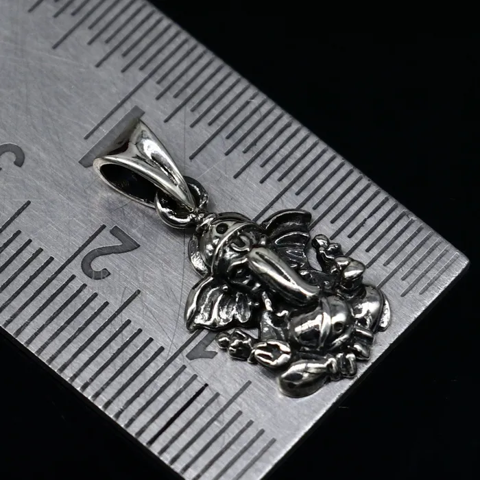 TRIBAL ORNAMENTS Necklaces Divine pendant 925 sterling silver handmade Lord Ganesha pendant amazing stylish unisex pendant personalized jewelry ssp1637 TRIBAL ORNAMENTS Necklaces Divine pendant 925 sterling silver handmade Lord Ganesha pendant amazing stylish unisex pendant personalized jewelry ssp1637