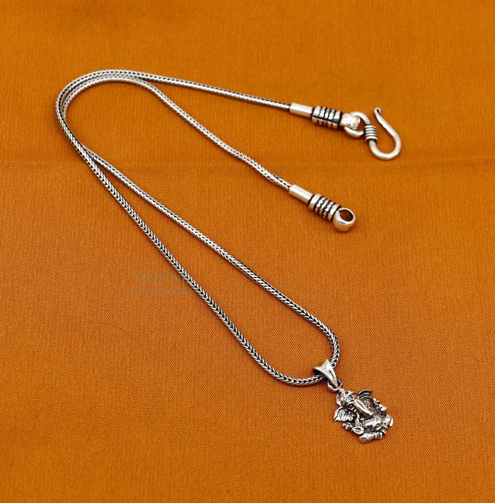 TRIBAL ORNAMENTS Necklaces Divine pendant 925 sterling silver handmade Lord Ganesha pendant amazing stylish unisex pendant personalized jewelry ssp1637 TRIBAL ORNAMENTS Necklaces Divine pendant 925 sterling silver handmade Lord Ganesha pendant amazing stylish unisex pendant personalized jewelry ssp1637