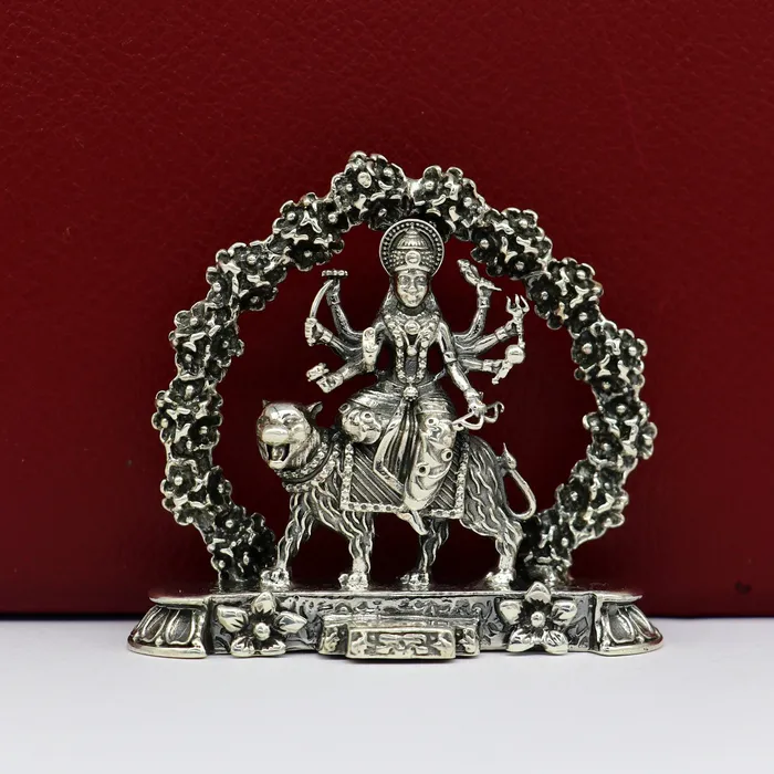 TRIBAL ORNAMENTS Rings 925 Sterling silver Goddess bhawani maa Pooja Articles Indian Silver Idols handcrafted Mataji statue sculpture amazing gifting Art02 TRIBAL ORNAMENTS Rings 925 Sterling silver Goddess bhawani maa Pooja Articles Indian Silver Idols handcrafted Mataji statue sculpture amazing gifting Art02