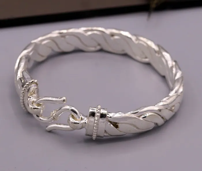 Vintage antique design handmade excellent authentic solid silver bracelet kada amazing gifting jewelry nsk59 TRIBAL ORNAMENTS Bracelets Vintage antique design handmade excellent authentic solid silver bracelet kada amazing gifting jewelry nsk59 TRIBAL ORNAMENTS Bracelets