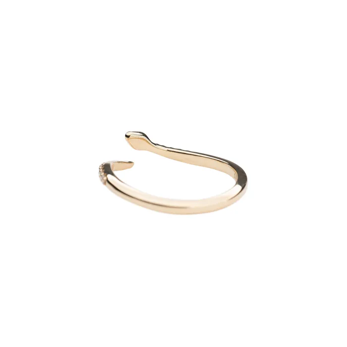 14k Diamond Snake Ring RG Rings