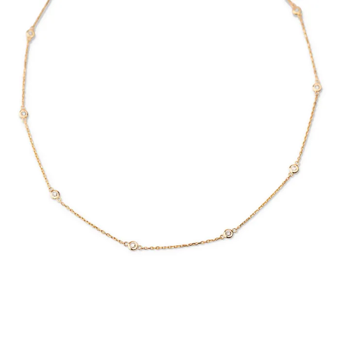 14k Diamond Yard Necklace 33 CTW RG Necklaces 14k Diamond Yard Necklace 33 CTW RG Necklaces