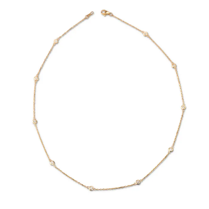 14k Diamond Yard Necklace 33 CTW RG Necklaces 14k Diamond Yard Necklace 33 CTW RG Necklaces
