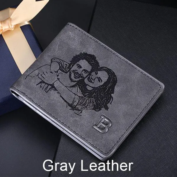 Belbren Necklaces Custom Engraved Leather Wallet Personalized Photo Billfold with Name and Initial Options Ideal Gift for Men and Women Belbren Necklaces Custom Engraved Leather Wallet Personalized Photo Billfold with Name and Initial Options Ideal Gift for Men and Women