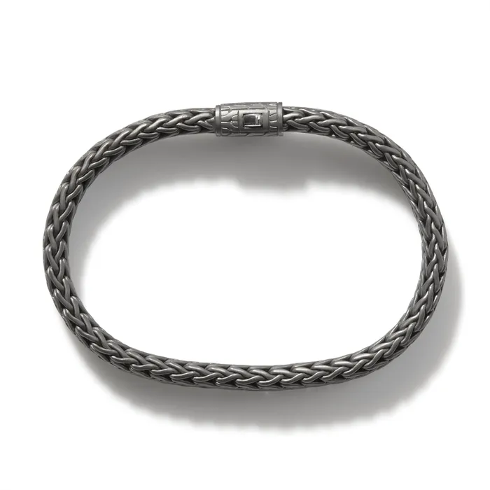 Bracelets John Hardy John Hardy Mens Classic Chain Blackened Silver Bracelet Size Unisex XLarge Bracelets John Hardy John Hardy Mens Classic Chain Blackened Silver Bracelet Size Unisex XLarge