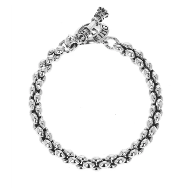Bracelets King Baby Studio King Baby Sterling Silver Small Infinity Link Bracelet