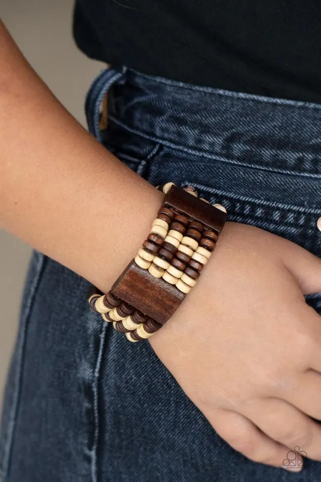 Bracelets Paparazzi Bracelet Aruba Attire Brown Paparazzi Jewelry