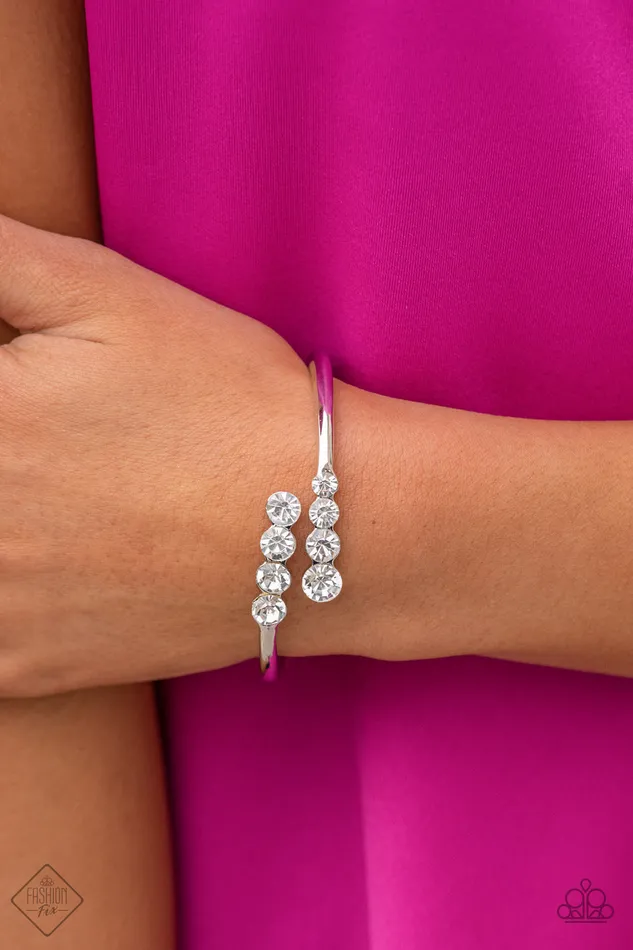 Bracelets Paparazzi Bracelet Fashion Fix Feb 2021 Defying Dazzle White Paparazzi Jewelry