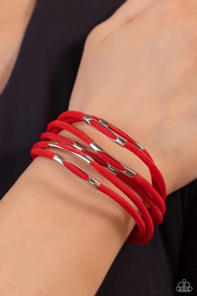 Bracelets Paparazzi Bracelet Magnetic Personality Red Paparazzi Jewelry