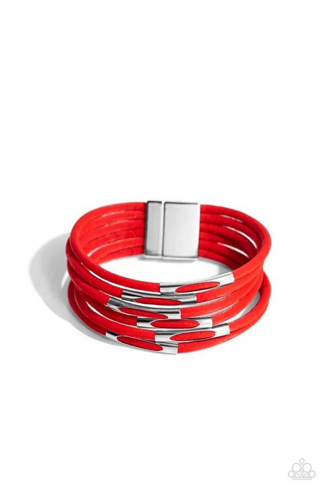 Bracelets Paparazzi Bracelet Magnetic Personality Red Paparazzi Jewelry