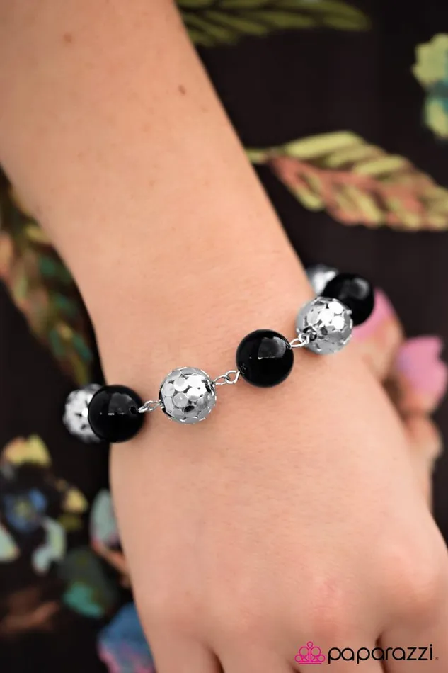 Bracelets Paparazzi Bracelet PS I Love You Black Paparazzi Jewelry