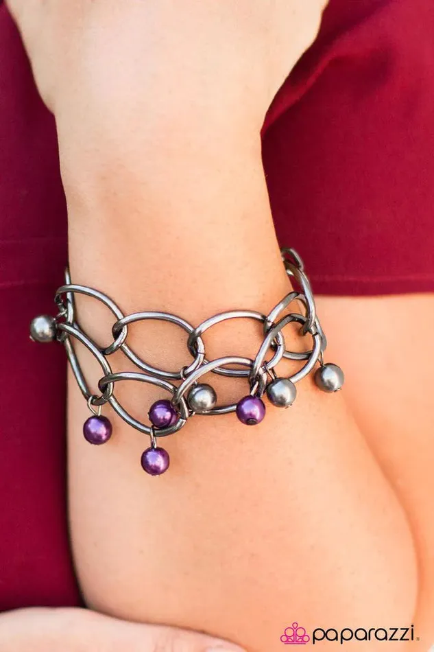 Bracelets Paparazzi Bracelet Seasons Change Purple Paparazzi Jewelry