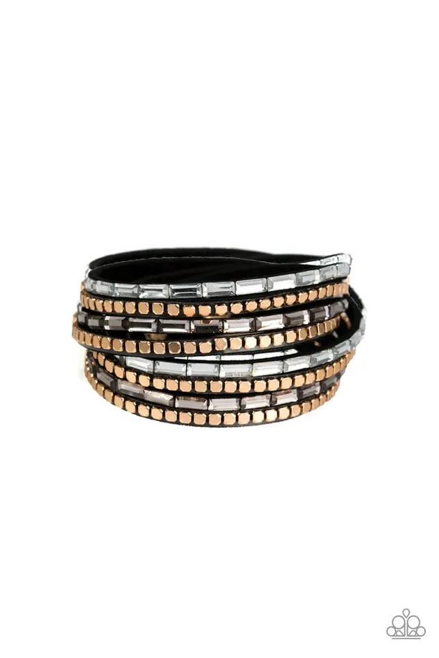 Bracelets Paparazzi Bracelet This Time With Attitude Black Paparazzi Jewelry