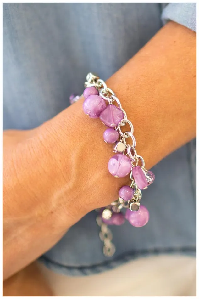 Bracelets Paparazzi Jewelry Paparazzi Bracelet A Fair Catch Purple