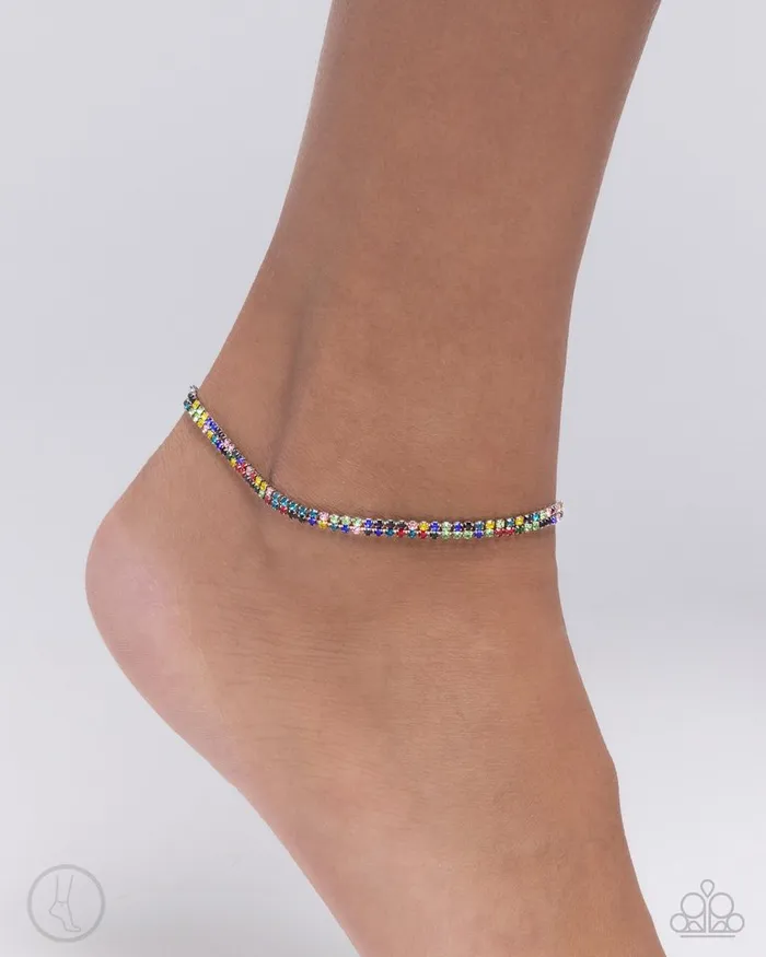Bracelets Paparazzi Jewelry Paparazzi Bracelet Adorable Anklet Multi