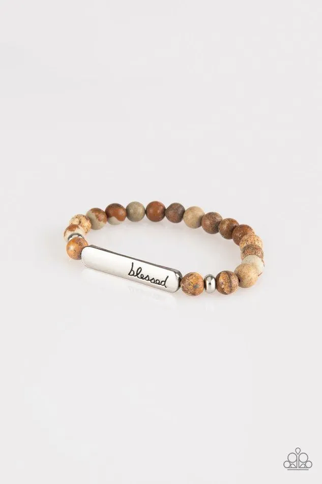 Bracelets Paparazzi Jewelry Paparazzi Bracelet Born Blessed Brown