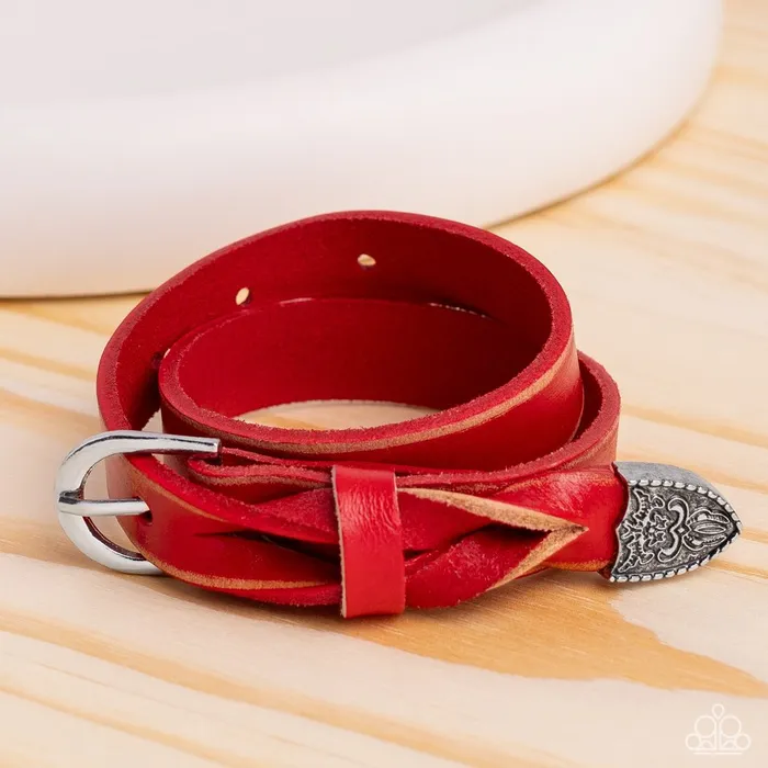 Bracelets Paparazzi Jewelry Paparazzi Bracelet Coat of Arms Couture Red Bracelets Paparazzi Jewelry Paparazzi Bracelet Coat of Arms Couture Red