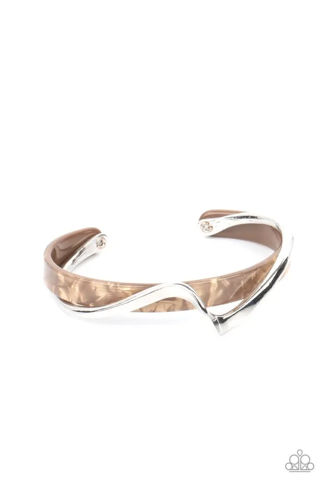 Bracelets Paparazzi Jewelry Paparazzi Bracelet Craveable Curves Brown Bracelets Paparazzi Jewelry Paparazzi Bracelet Craveable Curves Brown