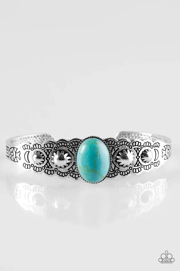 Bracelets Paparazzi Jewelry Paparazzi Bracelet Desert Escapade Blue