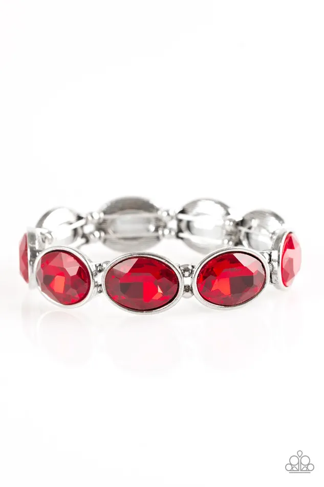 Bracelets Paparazzi Jewelry Paparazzi Bracelet DIVA In Disguise Red