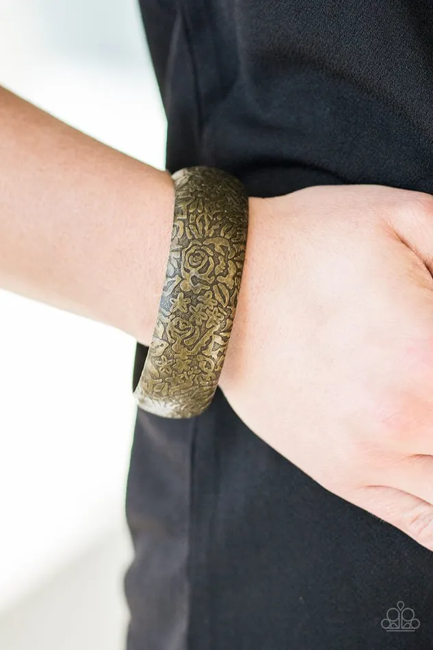 Bracelets Paparazzi Jewelry Paparazzi Bracelet Garden Villa Brass