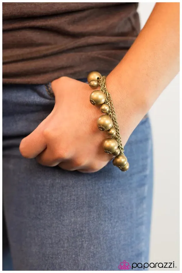 Bracelets Paparazzi Jewelry Paparazzi Bracelet Get On Your Feet Brass