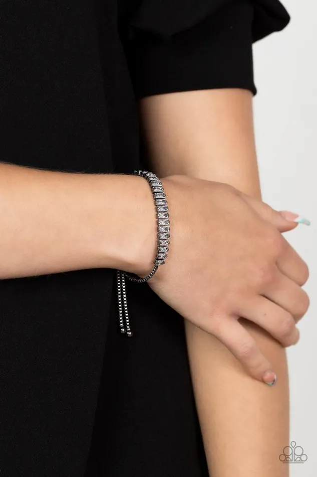 Bracelets Paparazzi Jewelry Paparazzi Bracelet Glitz and Glimmer Black