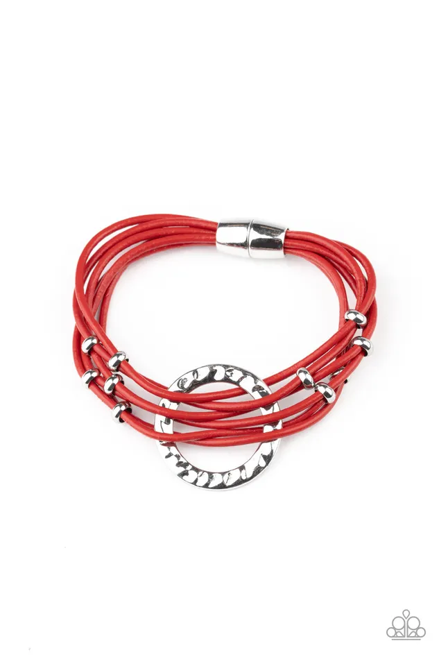 Bracelets Paparazzi Jewelry Paparazzi Bracelet Magnetic Muse Red Bracelets Paparazzi Jewelry Paparazzi Bracelet Magnetic Muse Red