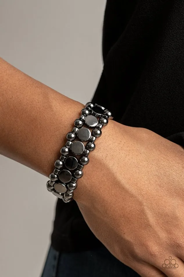Bracelets Paparazzi Jewelry Paparazzi Bracelet Metro Magnetism Black