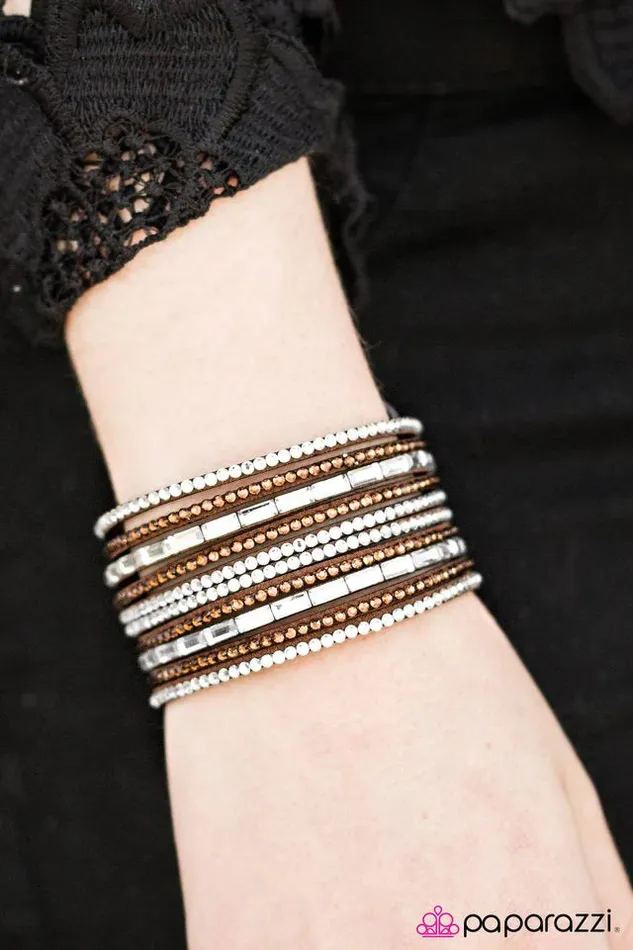 Bracelets Paparazzi Jewelry Paparazzi Bracelet Name Your Price Brown
