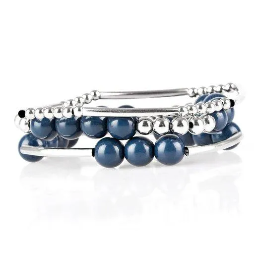 Bracelets Paparazzi Jewelry Paparazzi Bracelet New Adventures Blue