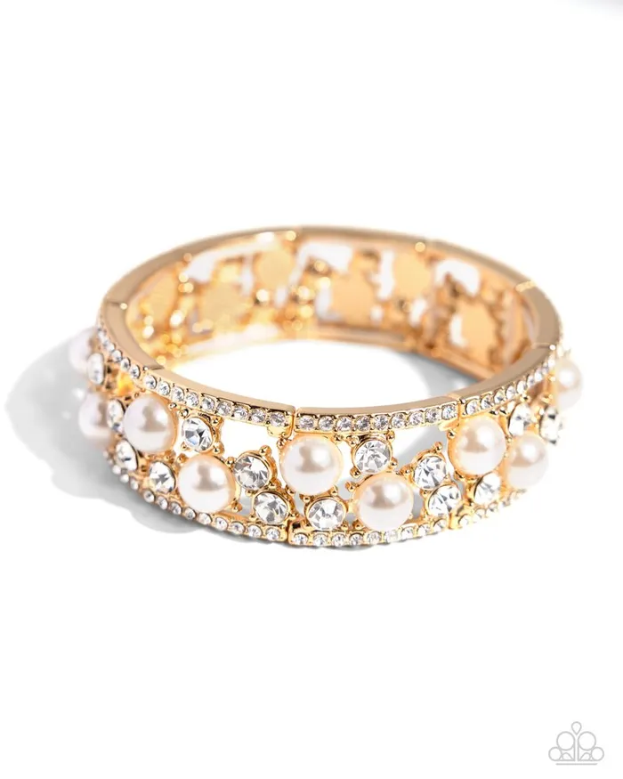 Bracelets Paparazzi Jewelry Paparazzi Bracelet Opera Singer Gold