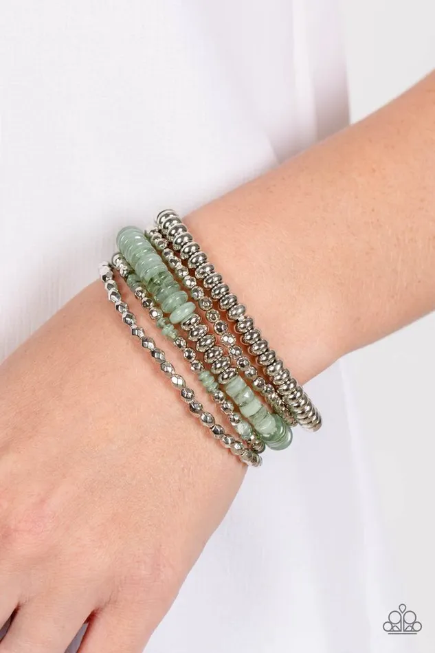 Bracelets Paparazzi Jewelry Paparazzi Bracelet Pristine Pixie Dust Green