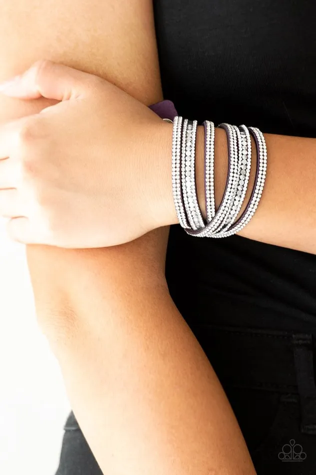 Bracelets Paparazzi Jewelry Paparazzi Bracelet Rock Star Attitude Purple