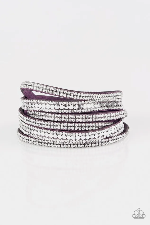 Bracelets Paparazzi Jewelry Paparazzi Bracelet Rock Star Attitude Purple