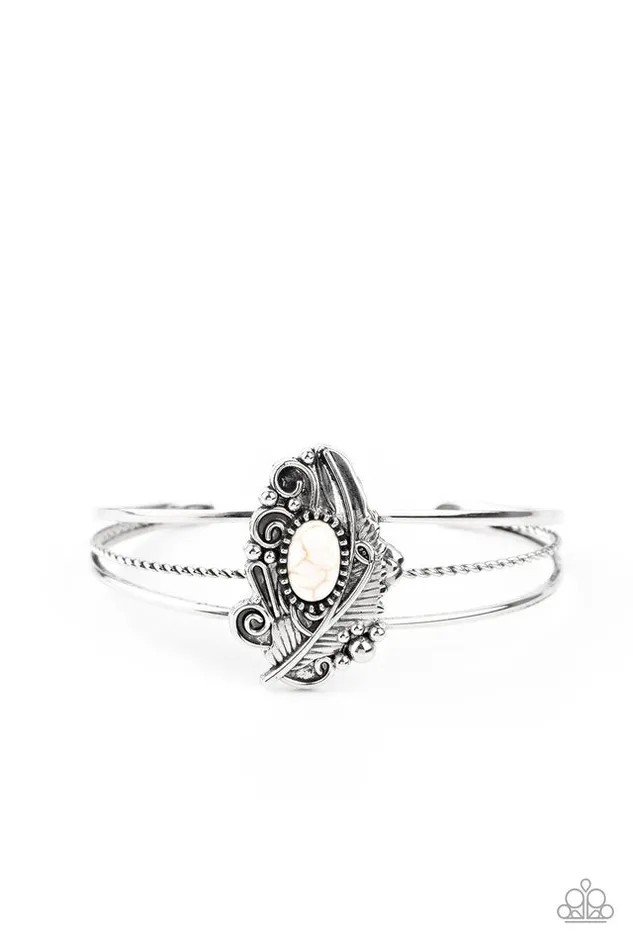 Bracelets Paparazzi Jewelry Paparazzi Bracelet Sahara Solstice White