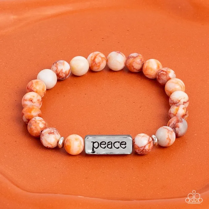 Bracelets Paparazzi Jewelry Paparazzi Bracelet Serene Season Orange Bracelets Paparazzi Jewelry Paparazzi Bracelet Serene Season Orange