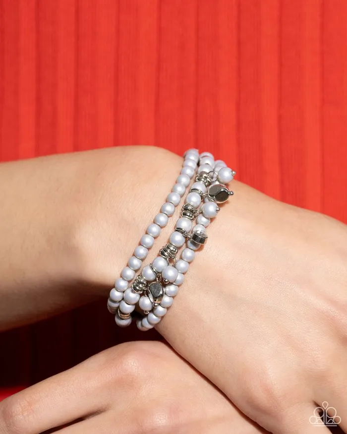 Bracelets Paparazzi Jewelry Paparazzi Bracelet Sumptuous Stack Silver