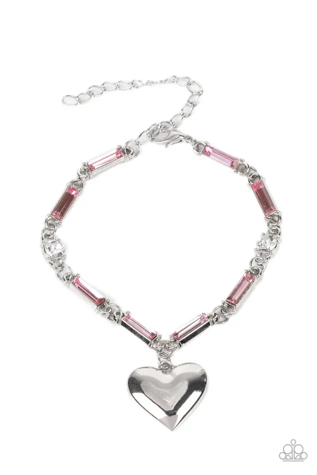 Bracelets Paparazzi Jewelry Paparazzi Bracelet Sweetheart Secrets Pink