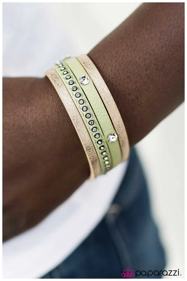 Bracelets Paparazzi Jewelry Paparazzi Bracelet The Wimbledon Green