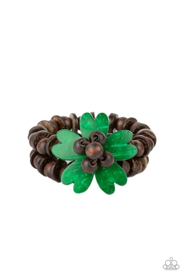 Bracelets Paparazzi Jewelry Paparazzi Bracelet Tropical Flavor Green Bracelets Paparazzi Jewelry Paparazzi Bracelet Tropical Flavor Green