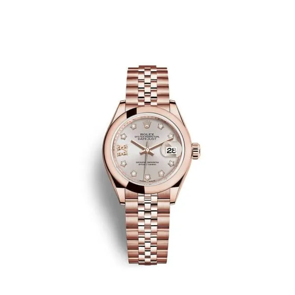 Bracelets Rolex Lady Datejust 28mm Ref 2791650006 Sundust Dial 18K Rose Gold Jubilee Bracelet Womens Watch Rolex