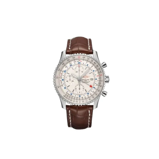 Breitling Navitimer Chronograph GMT 46 Stainless Steel Silver dial Watch A24322121G1P1 Breitling Bracelets Breitling Navitimer Chronograph GMT 46 Stainless Steel Silver dial Watch A24322121G1P1 Breitling Bracelets
