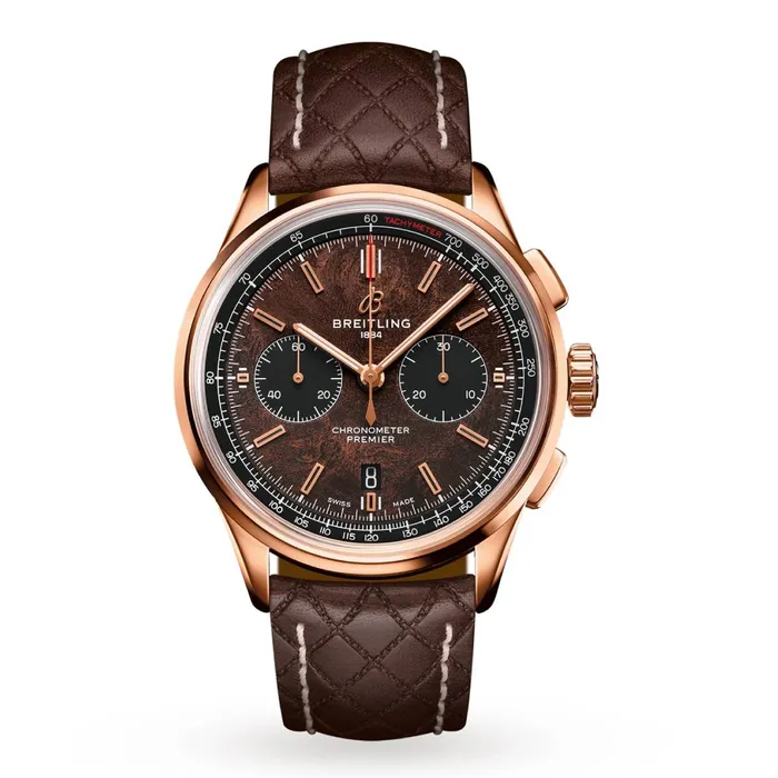 Breitling PreStyled Sets Breitling Premier B01 Chronograph 42 Bentley Centenary Limited Edition 18k Red Gold Brown dial Watch RB01181A1Q1X1